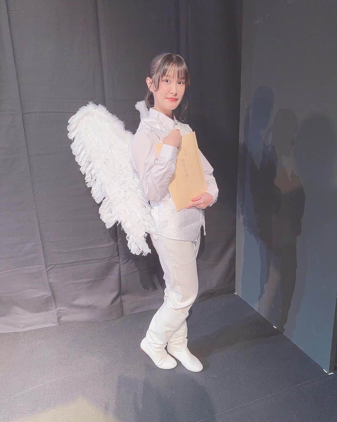 相良茉優のインスタグラム：「#朗読劇カラフル  天使の羽は意外と軽いよ˙˚ʚ✞ɞ˚˙」