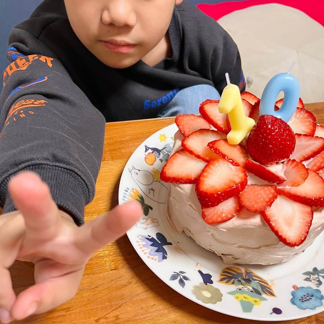 門脇舞以のインスタグラム：「✨🎂HAPPY BIRTHDAY🎂✨ #10歳 #6歳 #お料理先生と手作り」