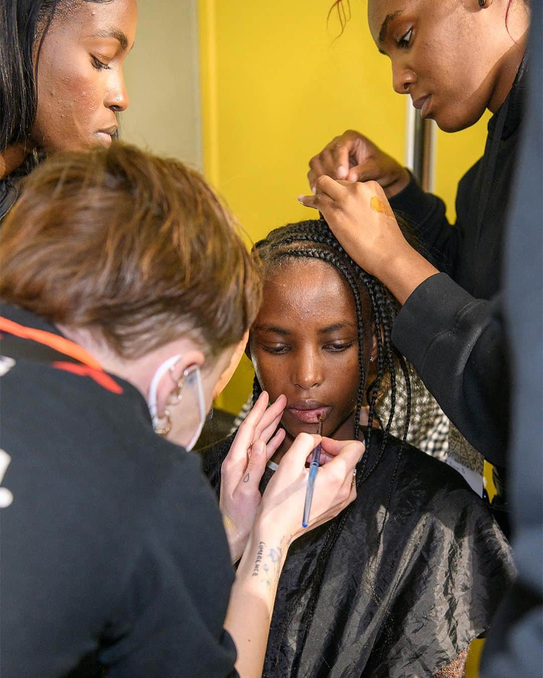 kolorのインスタグラム：「⁣  ⁣ Behind the scene⁣ kolor AW2023 Runway Show⁣ ⁣ ⁣ #kolor #kolorofficial #KLRFW23 #AW23」