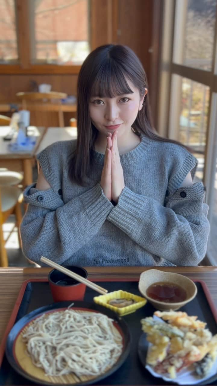 尾形春水のインスタグラム：「麺類だと蕎麦が一番好きかも💭 みんなはー！！」