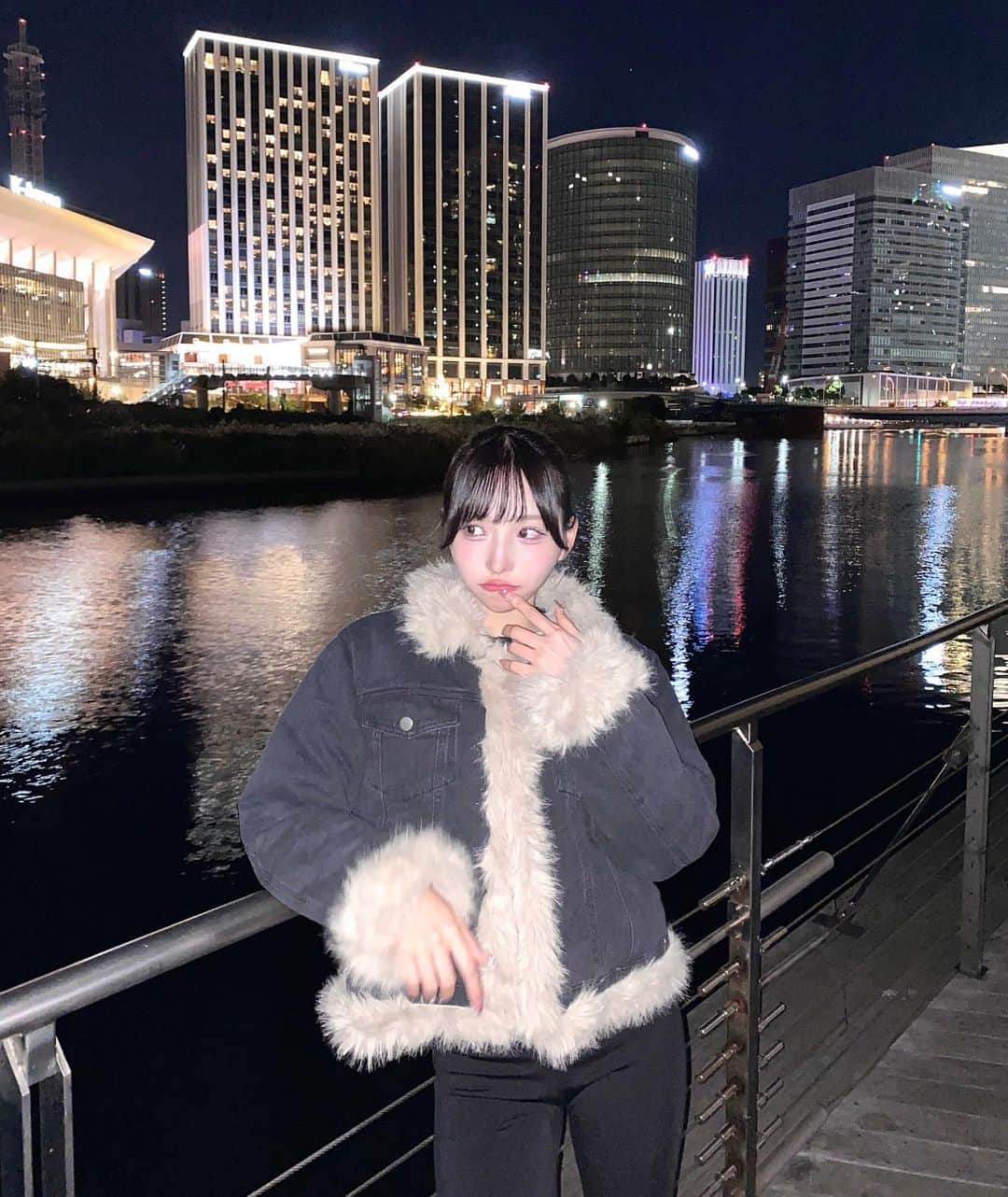 中野ゆいなさんのインスタグラム写真 - (中野ゆいなInstagram)「@select_coco8 さんのもふデニムコート🤍 かっわいすぎて最近愛用してる~!! 冬はもふもふしか勝たんσ̴̶̷̤ . σ̴̶̷̤ ♡」11月20日 19時20分 - nkn_0125