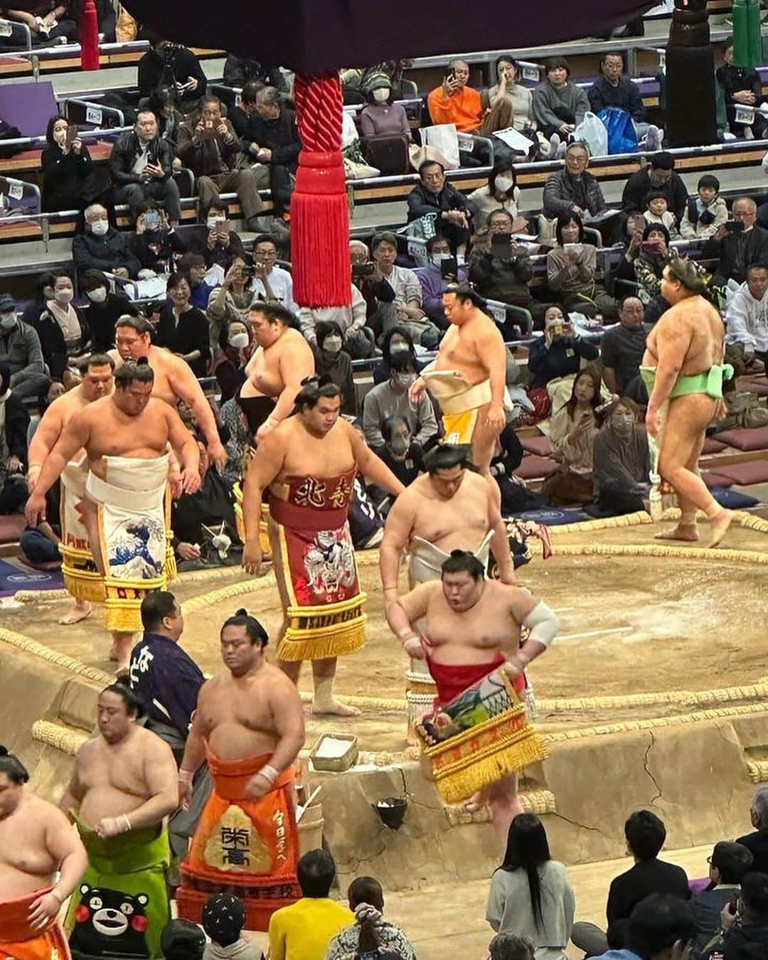 彫師美漸さんのインスタグラム写真 - (彫師美漸Instagram)「大相撲 北青鵬 @hokuseiho 化粧まわしデザイン「青龍×般若」 ・ @hokuseiho @wongrock @takahashi.tomonori1219 ありがとうございました🙏 ・ #大相撲 #北青鵬 #日本国技 #化粧まわし #化粧まわしデザイン #美漸般若 #刺青 #彫師 #美漸 #彫師美漸 #表参道 #原宿 #原宿タトゥー #タトゥー #東京タトゥー #Bizenarttattoostudio #tokyo #tattoo #art #fashion #bizenart #bizen #문신#Bizentattoo  #tattooer #tattooist #tattooartist #tattooart #tattoostudio #japanesetattoo」11月20日 19時21分 - bizentattoo