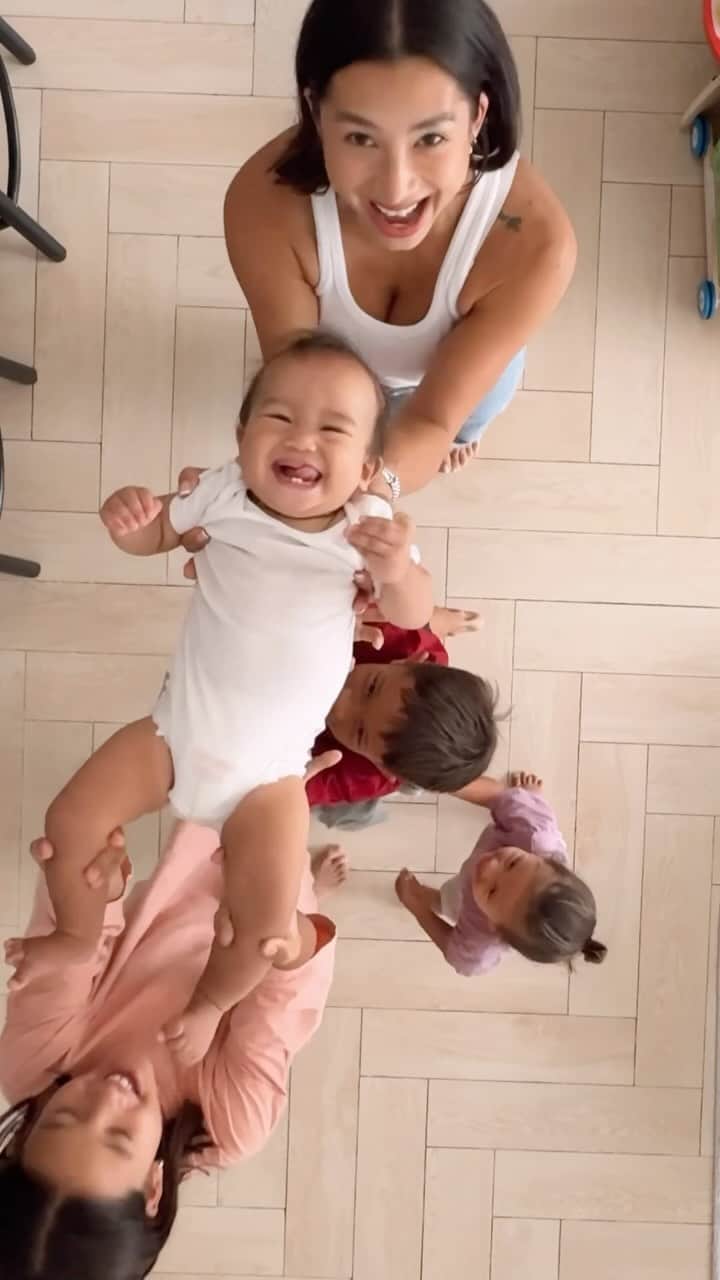 Jennifer Bachdimのインスタグラム：「We got this Papa, never a dull moment as a Mom of 4 🥹❤️🤣 #teamBachdim」