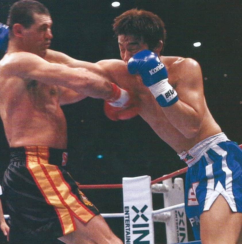 武蔵のインスタグラム：「Branko vs Musashi K-1 Kings 1997 🇯🇵  #brankocikatić #k1 #kickboxing #muaythai #champion #fight #battle #fighting #tournament #ブランコ・シカティック」