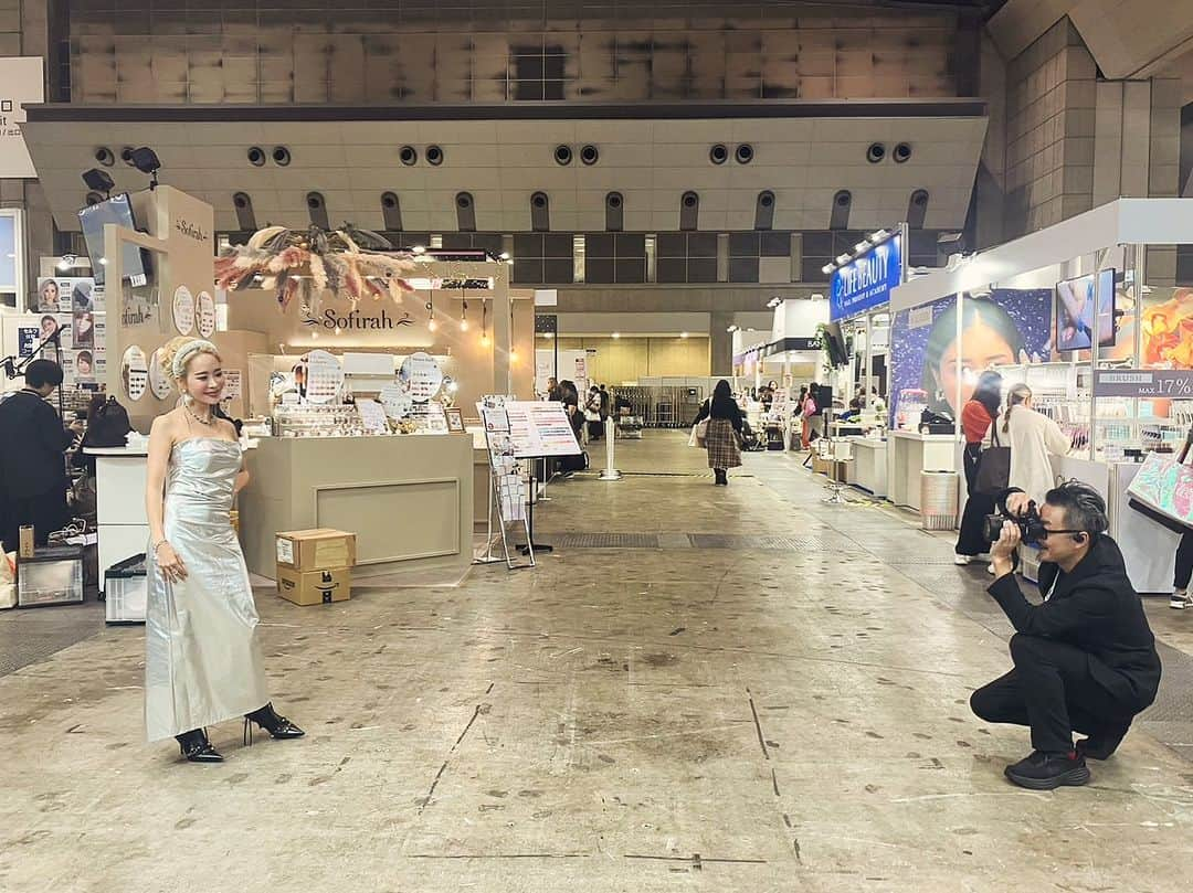 宇田川大輔のインスタグラム：「本日の職場 #photooftheday #tokyonailexpo2023」