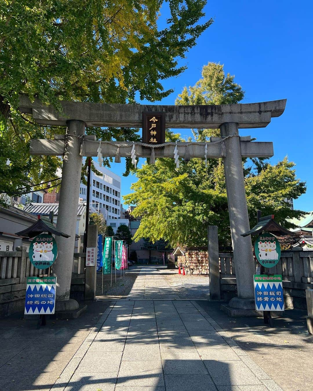 たけるさんのインスタグラム写真 - (たけるInstagram)「【最近の参拝歴】  今戸神社　東京　浅草 浅草七福神巡拝の一つである神社さん 浅草には七福神をお祀りしてる神社さん、お寺さんがある それを回って色紙印を集めて回るらしい ドラゴンボールだ 浅草ドラゴンボールツアーだ ギャルのパンティ巡拝だ 今戸神社は福禄寿をお祀りする 福禄寿はとにかくロングヘッド 多分岡崎よりヘディングうまい 七福神巡拝やってみたいね 招き猫多数 石の招き猫は撫でるとご利益あり 待ち受けにするとご利益あり 撫でられすぎて頭だけハゲちゃってる ハゲ隠そうとして手を上げてるのかな 招き猫多数 授業だとしたらみんな手を上げて積極性◎の通知表決定だね ふぅ〜ん 鳥居カッケェ 鳥居はやっぱりカッケェ  #東京ホテイソン #たける #グレープカンパニー #備中神楽 #神社 #今戸神社 #東京 #浅草 #七福神巡拝 #パワースポット」11月20日 19時48分 - takayanken