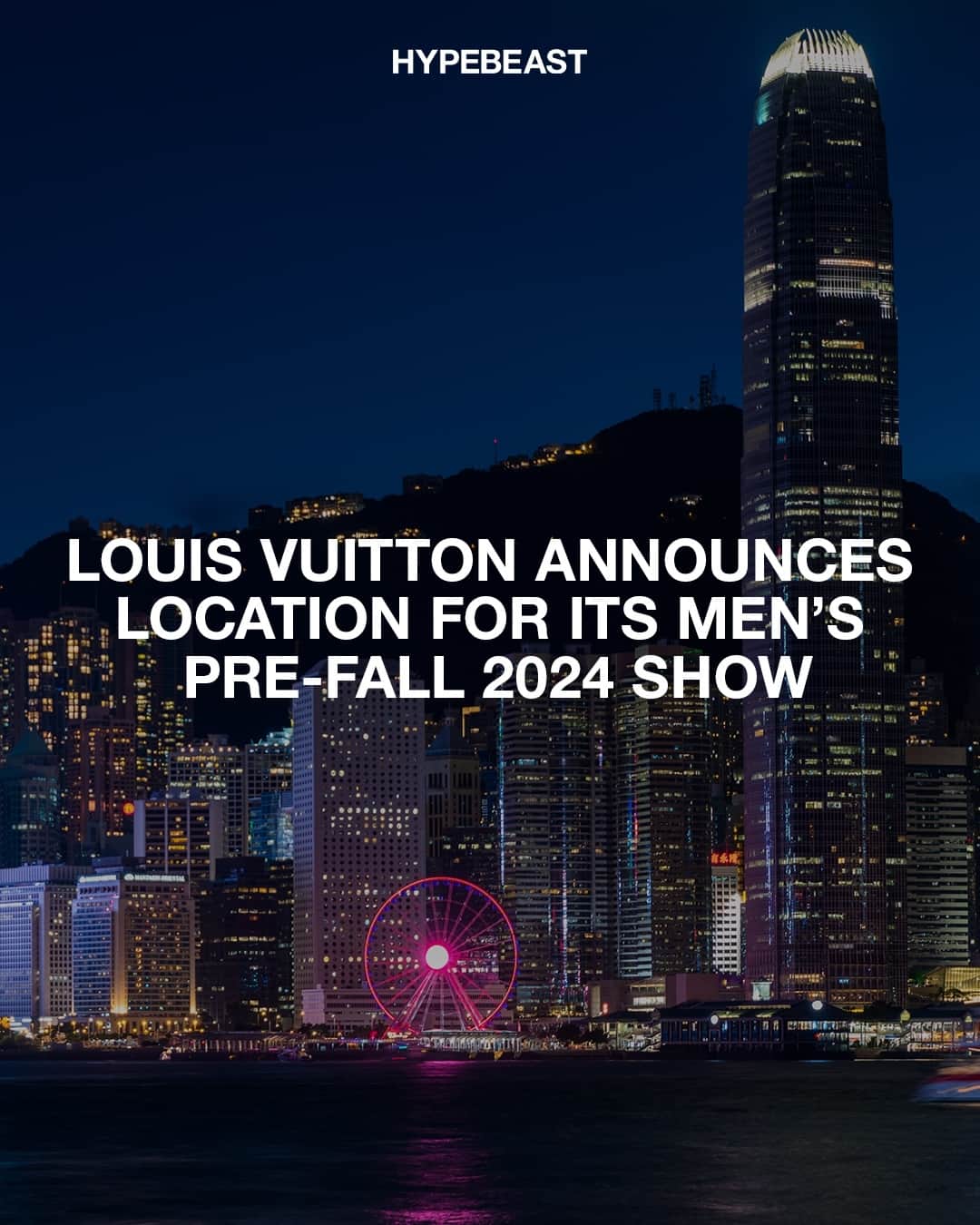 HYPEBEASTさんのインスタグラム写真 - (HYPEBEASTInstagram)「Ahead of its first-ever Men’s Pre-fall 2024 show in Hong Kong, @louisvuitton has unveiled the location of its upcoming show. Taking place on the Avenue of Stars, the show will overlook the city skyline and will be live-streamed locally on digital billboards and globally via the Fashion House’s social channels.⁠ ⁠ The highly anticipated runway will take place on November 30⁠ Photo: Marc Fernandes/Getty Images」11月20日 20時00分 - hypebeast