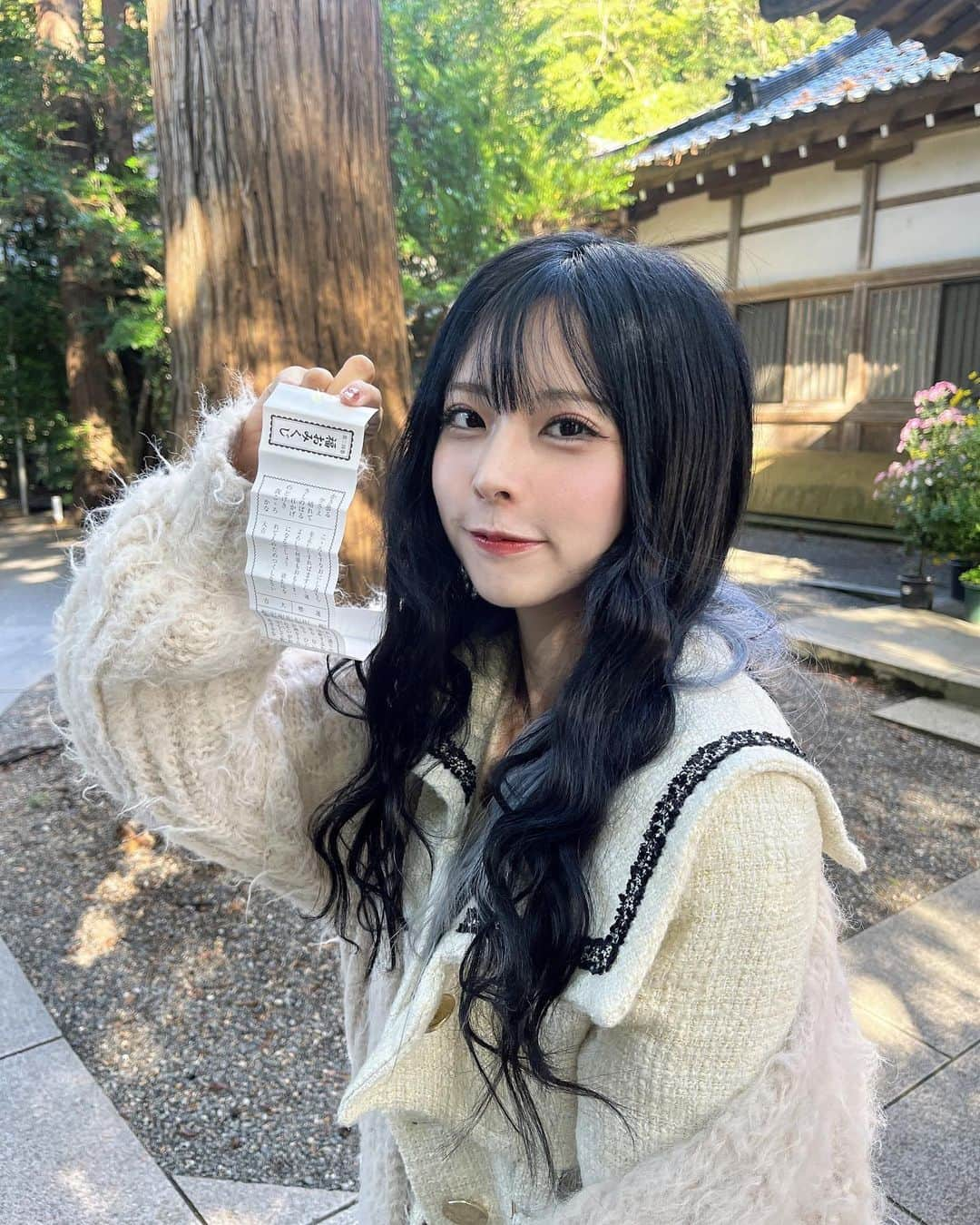 ごみちゃんのインスタグラム：「運はつよめです✌🏻」