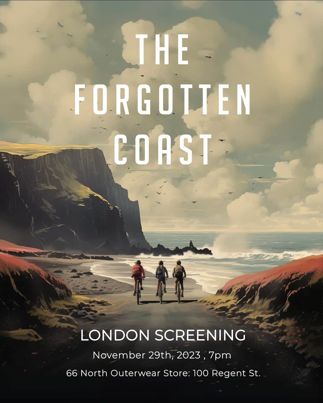 クリス・バーカードのインスタグラム：「The first screenings of The Forgotten Coast are just around the corner... kicking off early next week ! So excited to share this film with you, stop by London or Reykjavik for the film showing, a presentation on the expedition, drinks, and more! Grab a ticket at the link in my bio before they sell out」