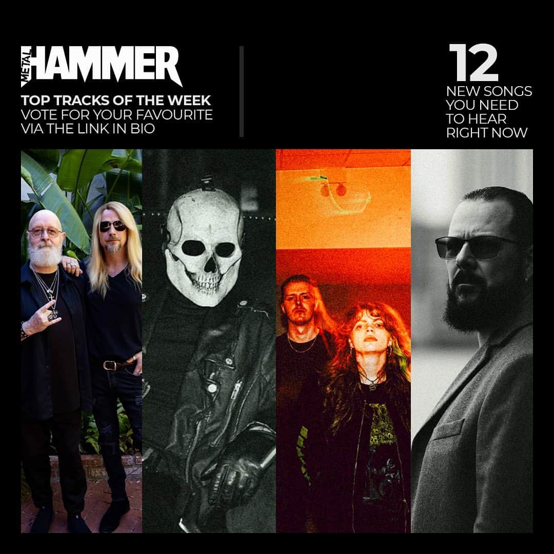 METAL HAMMERのインスタグラム：「@judaspriest, @5fdp and @ihsahnofficial are among the best new metal songs. Vote for your favourite via the link in bio! 🖤」