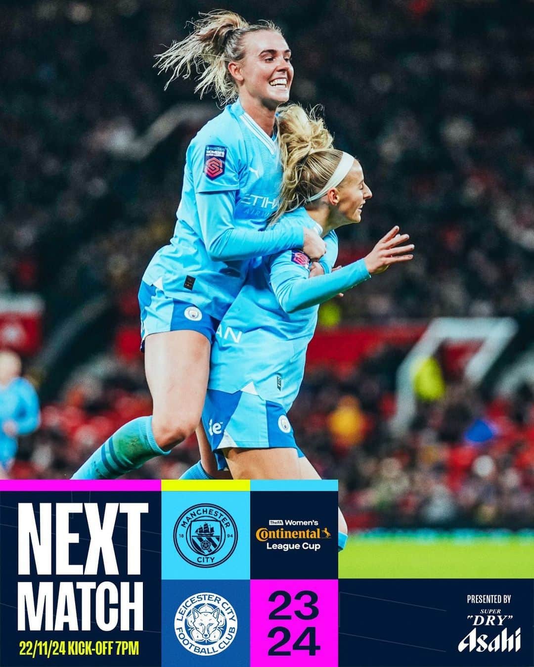 マンチェスター・シティFCのインスタグラム：「On to the next one 🔜🏆  🤝 @asahisuperdry」