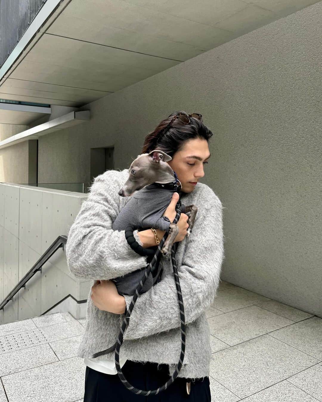 クロウド・モーガンのインスタグラム：「🐩🩶」