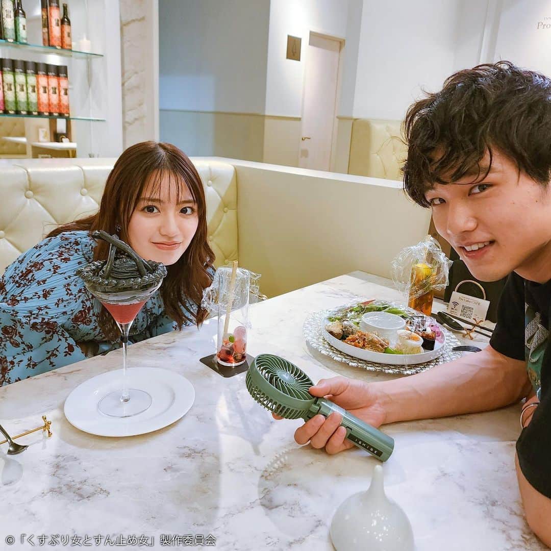 のインスタグラム：「*  💄 ━━━ #くすぶり女とすん止め女 第7話 11月21日 深夜24:30～ 　　　　　　　　　　　━━━💄  こんばんは🌙⋆꙳   6話のほのか(#香音 )と隼斗(#中川大輔 )の オフショットをお届け📸ˎˊ˗   今ならTVerで１話〜3話、最新話が 見逃し配信しております👀 是非ご覧ください☺️  📱各話放送後から見逃し配信もアリ✅ テレビ東京HP▶https://video.tv-tokyo.co.jp/ TVer▶https://tver.jp/  📍見逃しを防ぐ #TVer お気に入り登録もぜひお願いします✨ 「くすぶり女とすん止め女」で検索🔍 ˎˊ˗  ＿＿＿＿＿＿＿＿＿＿＿＿＿＿ 💄「くすぶり女とすん止め女」 🗓️毎週火曜 深夜24:30~  #テレビ東京 #くすぶり女とすん止め女 #西田尚美 #香音 #渋谷謙人 #中川大輔 #杢代和人(#原因は自分にある。) #大久保桜子 #MEGUMI #勝村政信」