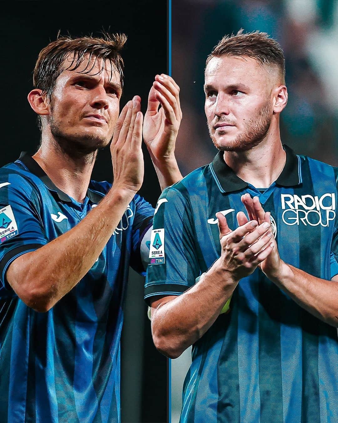 アタランタBCのインスタグラム：「@onsoranje a EURO 2024! Congratulazioni ai nostri @martenderoon15 e @teunkoopmeiners 👏🇳🇱  Congrats to Marten and Teun on making it to @euro2024 with Netherlands! 👏🦁  #GoAtalantaGo ⚫️🔵」