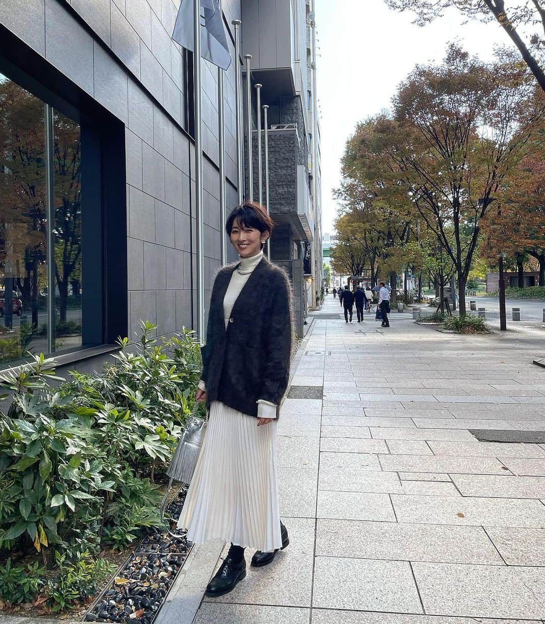 石井のり子さんのインスタグラム写真 - (石井のり子Instagram)「** 好きなものだらけ🤎🤍🩶  #larum #cen_jp #jandmdavidson #churchs #ootd #fashion #autumn」11月20日 20時56分 - noriko_nnnnn