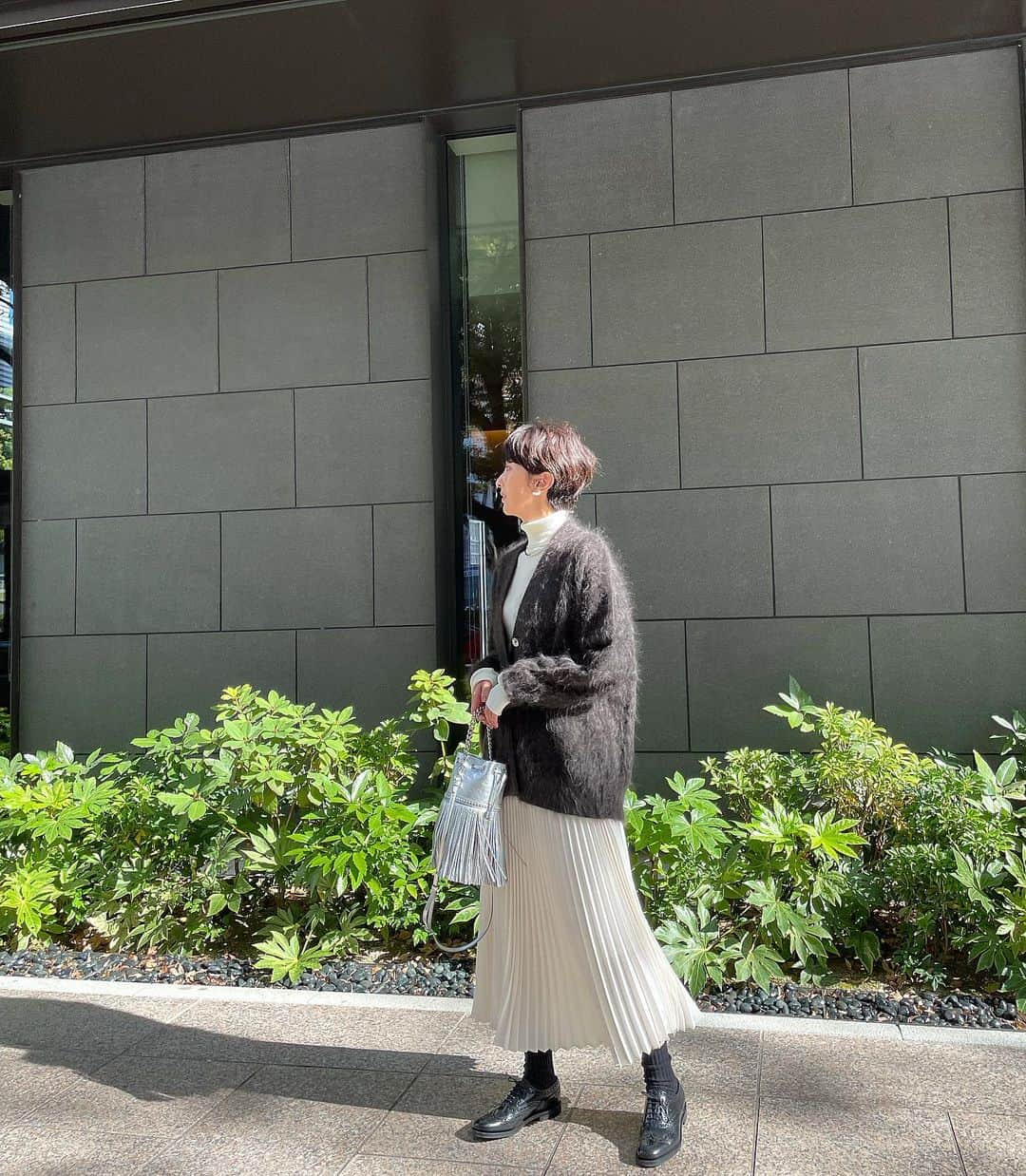 石井のり子さんのインスタグラム写真 - (石井のり子Instagram)「** 好きなものだらけ🤎🤍🩶  #larum #cen_jp #jandmdavidson #churchs #ootd #fashion #autumn」11月20日 20時56分 - noriko_nnnnn