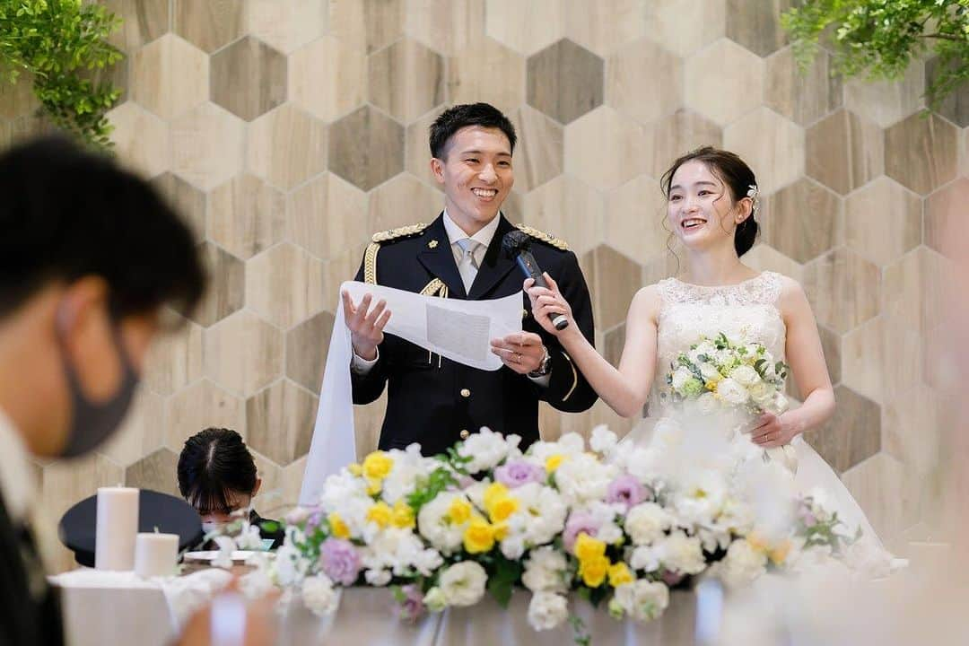 マリエール山手のインスタグラム：「・ welcome speech🎤✨️  「marriageに#yell を」 マリエールスタッフは皆様の結婚を応援しております 私たちと一緒に結婚式を作りましょう💍 ⁡ @marriyell_yamate をフォローして 次の情報をお待ちください💕 『#マリエール山手 』のタグをつけて ⁡ 👗衣裳専門アカウント 【 @blancdolce 】 ⁡ #名古屋 #八事 #結婚式場  #結婚式レポ #お支度ショット  #プレ花嫁 #プレ花嫁準備 #愛知プレ花嫁  #プレ花嫁さんと繋がりたい  #東海プレ花嫁 #東海花嫁  #名古屋プレ花嫁 #名古屋花嫁 #wedding #bridal #weddingdress #bouquet #weddingphotography #weddingphoto  #2023秋婚 #2023冬婚 #2024春婚 #ゼクシィ花嫁 #ブライダルフェア」