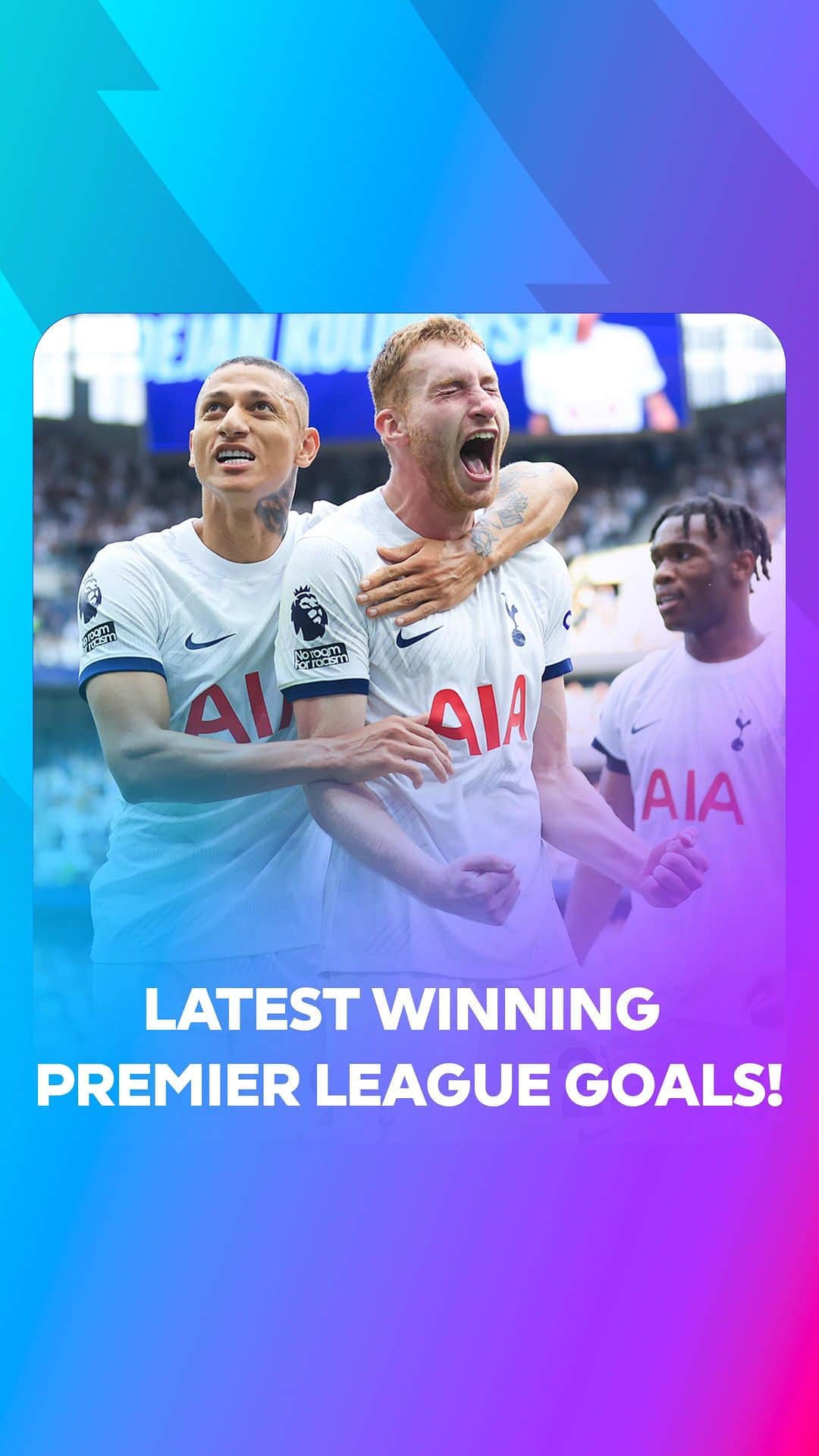 プレミアリーグのインスタグラム：「The latest winning goals in Premier League history ⏰」
