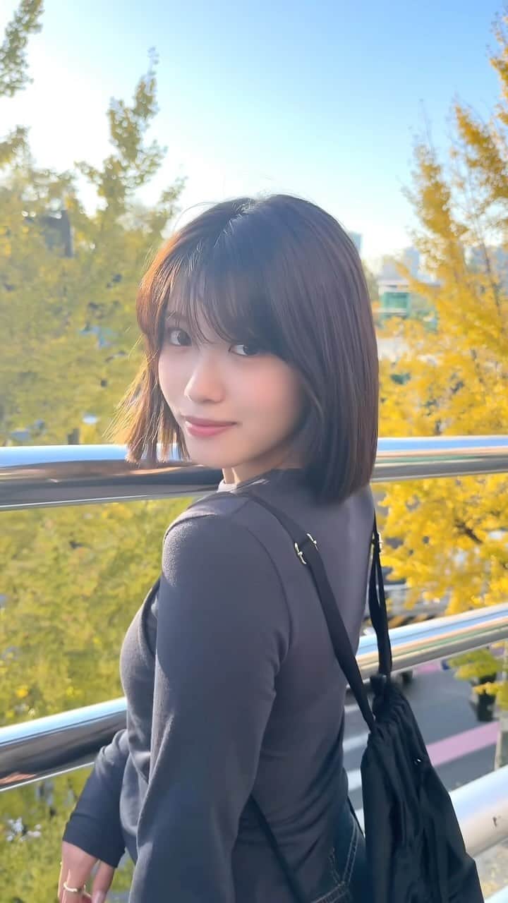 古田愛理のインスタグラム：「秋晴れ🍁」