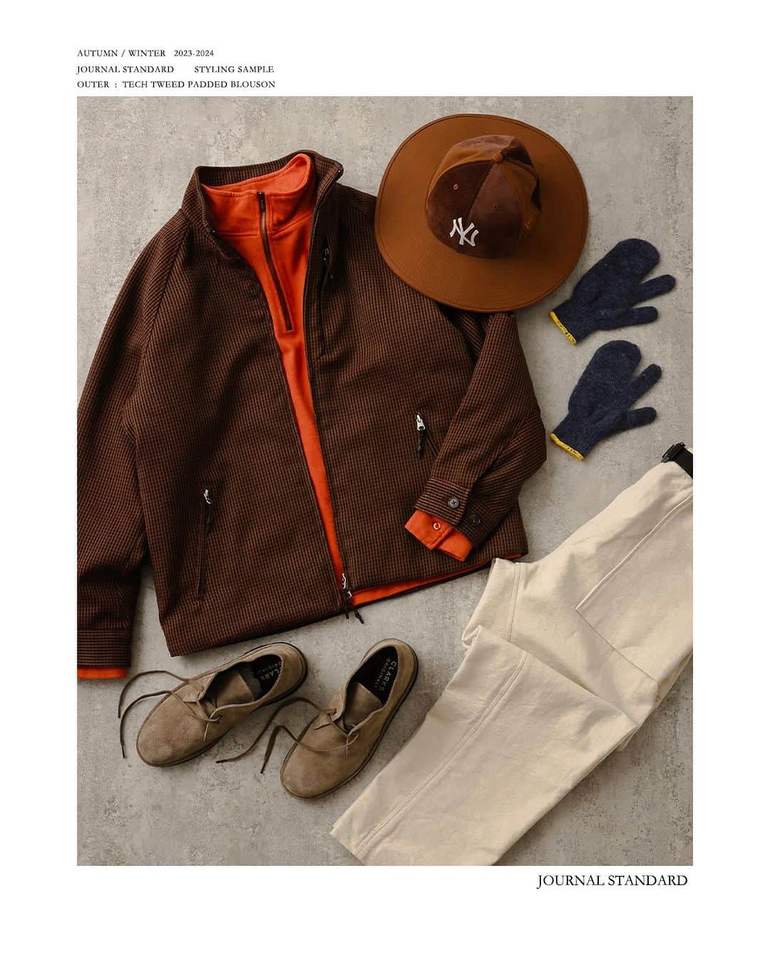 のインスタグラム：「styling sample for MEN'S ———————————————————— 今季、まさに旬なショートアウター。 そのスタイリングサンプルを3つご紹介。  アナタはどのコーデがお好き？ ———————————————————— #2023aw #journalstandard #baycrews #fashion #journalstandardmens #journalstandardladies #ジャーナルスタンダード」