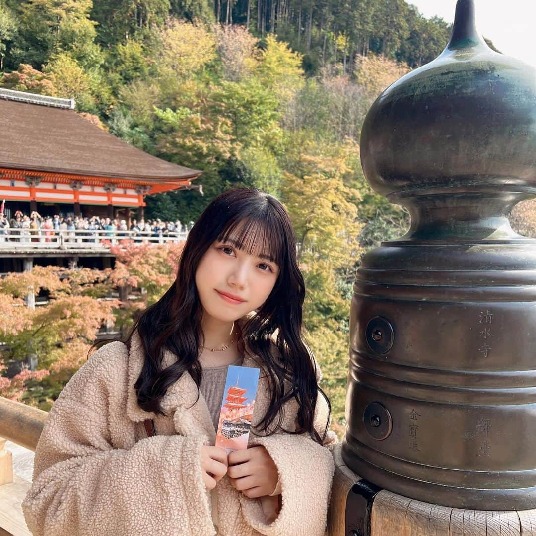 西嶋菜々子さんのインスタグラム写真 - (西嶋菜々子Instagram)「#清水寺 ⛩ 清水寺行く時いつも晴れてて嬉しい(˶՞･֊･՞˶)」11月20日 22時32分 - nanako_nishijima