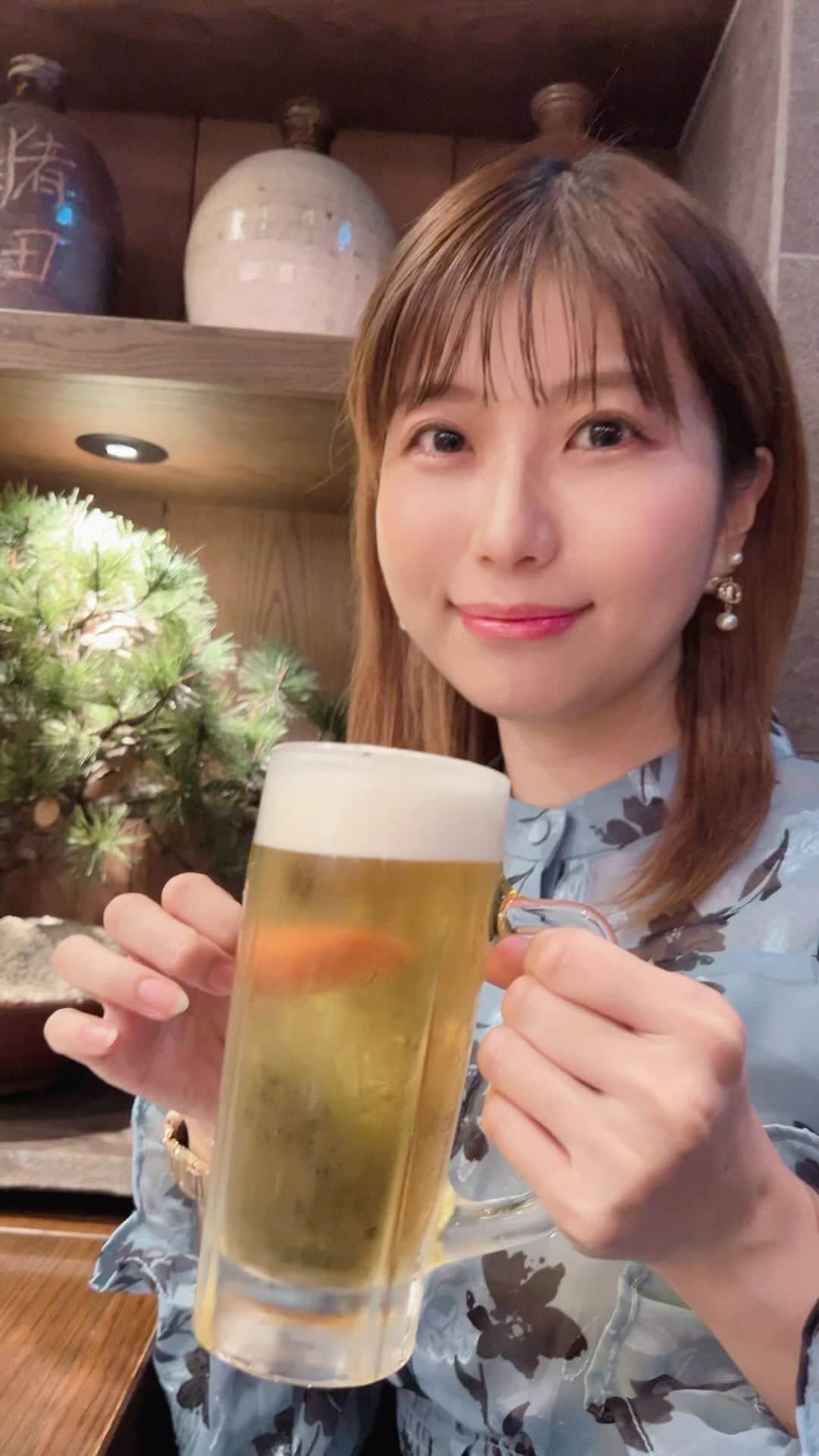 天野麻菜のインスタグラム：「ビール女子。3667」
