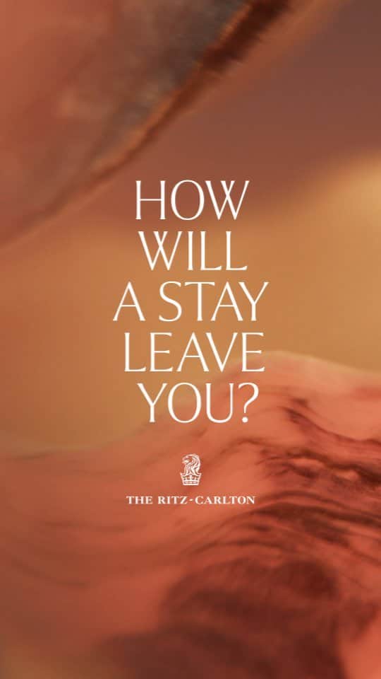 リッツ・カールトンのインスタグラム：「Arrive closed. Leave open. Unlock something to treasure long after you depart with The Ritz-Carlton. How will a stay leave you?」