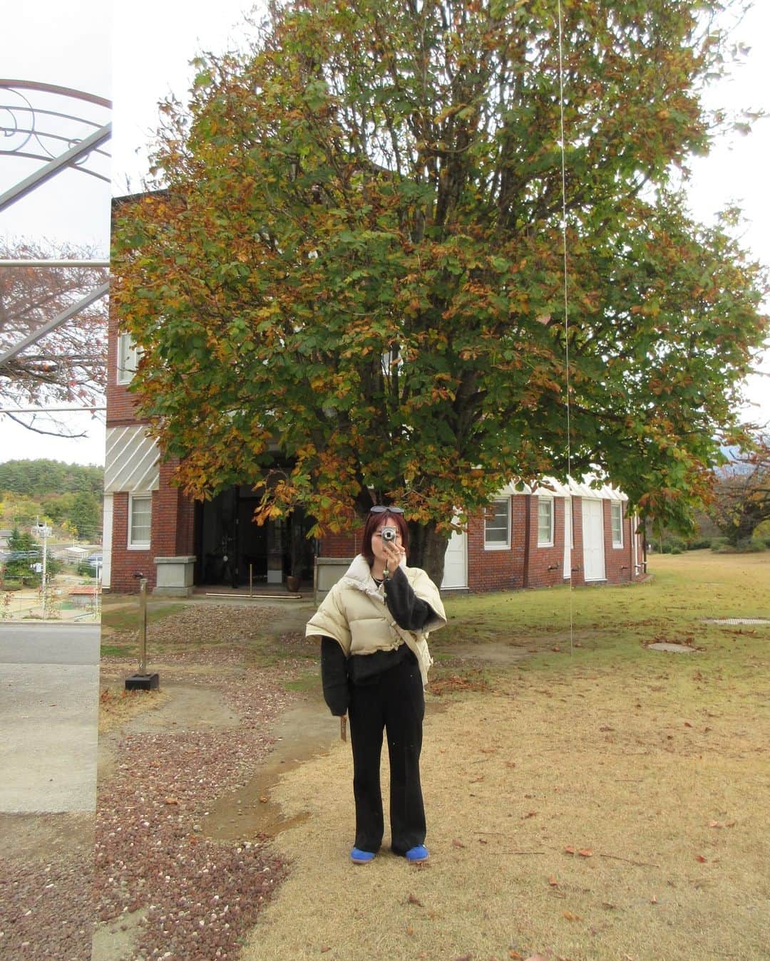 高橋美穂のインスタグラム：「. 冬も好きだけど 秋よまだもう少しだけ❄︎」