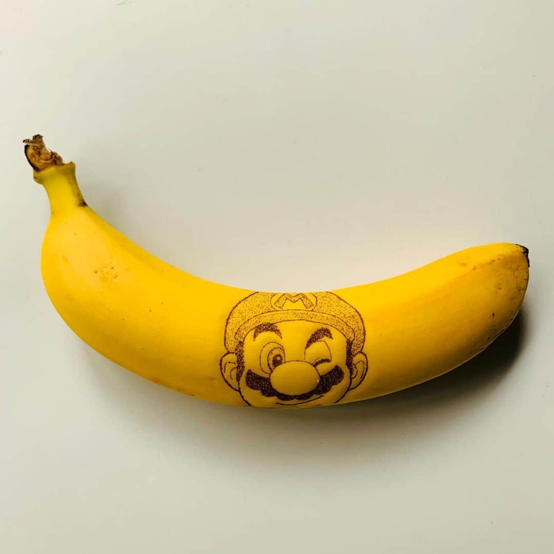 エンドケイプさんのインスタグラム写真 - (エンドケイプInstagram)「任天堂の日⭐️  #任天堂の日 #任天堂  #マリオ #バナナアート  #バナナ #エンドケイプ」11月21日 9時37分 - endcape