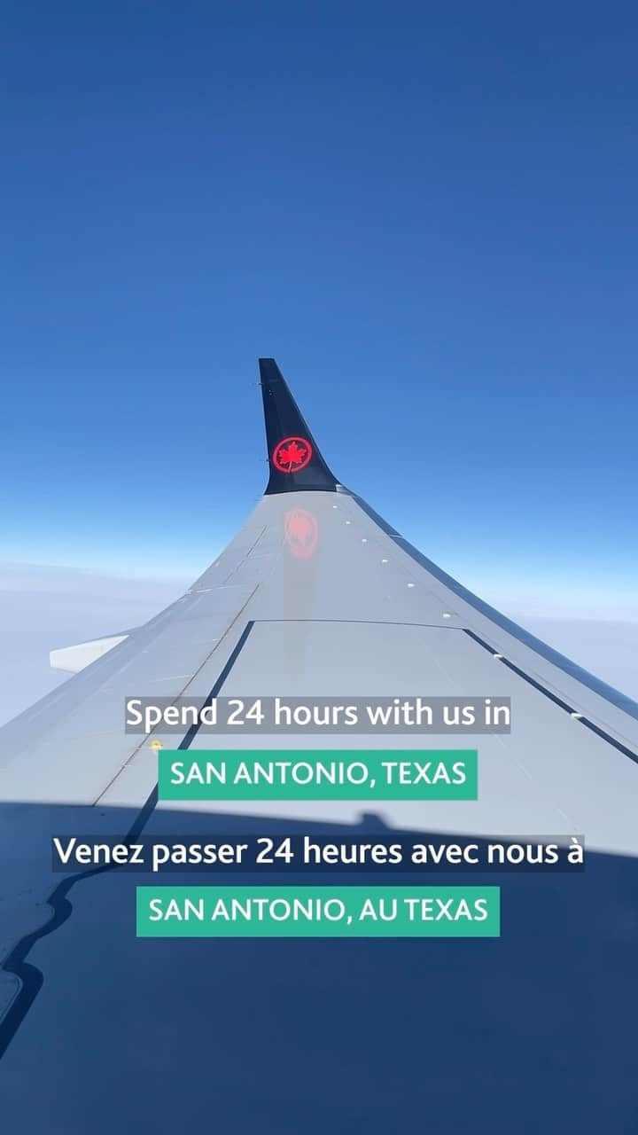 AIR CANADAのインスタグラム：「24 hours is all it takes to make #SanAntonio your new favourite city. After an easy hour and a half drive from #Austin, your adventure begins. #TravelTexas . . Il suffira de 24 heures pour que #SanAntonio devienne votre nouvelle ville préférée. L’aventure vous attend à seulement une heure et demie d’#Austin en voiture. #TravelTexas」