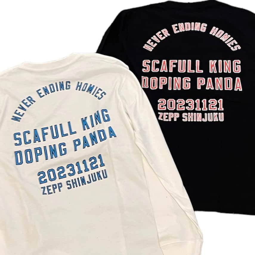 松田岳二さんのインスタグラム写真 - (松田岳二Instagram)「今夜のSCAFULL KINGとDOPING PANDA"NEVER ENDING HOMIES"のTeeデザインをKINKさんと一緒にやりました。  DJも少しやります。 胸熱なツーバンに参加できてとても嬉しいです。  来られる方は楽しみましょう！」11月21日 10時41分 - cbsmgrfc