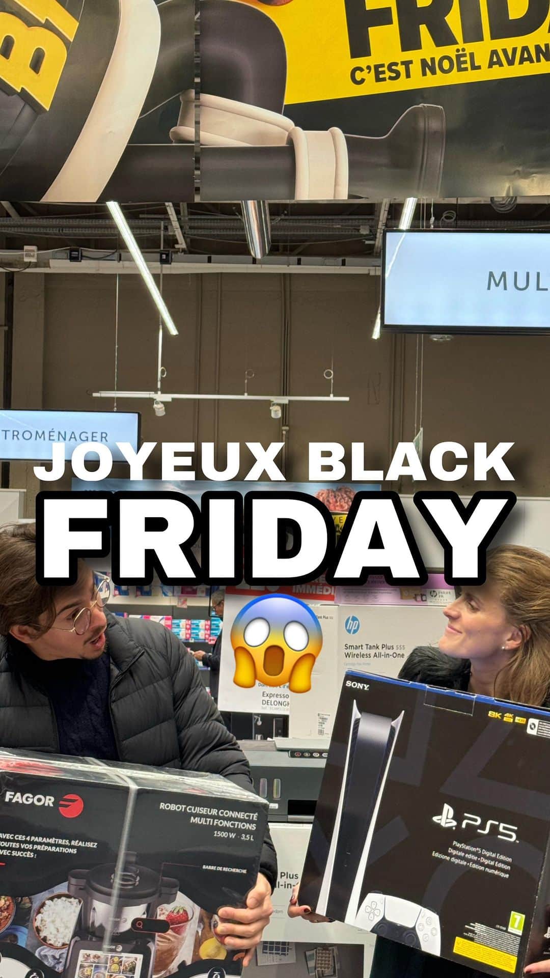 Carrefour Franceのインスタグラム：「Et vous, de quelle offre du Black Friday allez-vous profiter ? 👀🛒  #carrefour #promo #blackfriday」