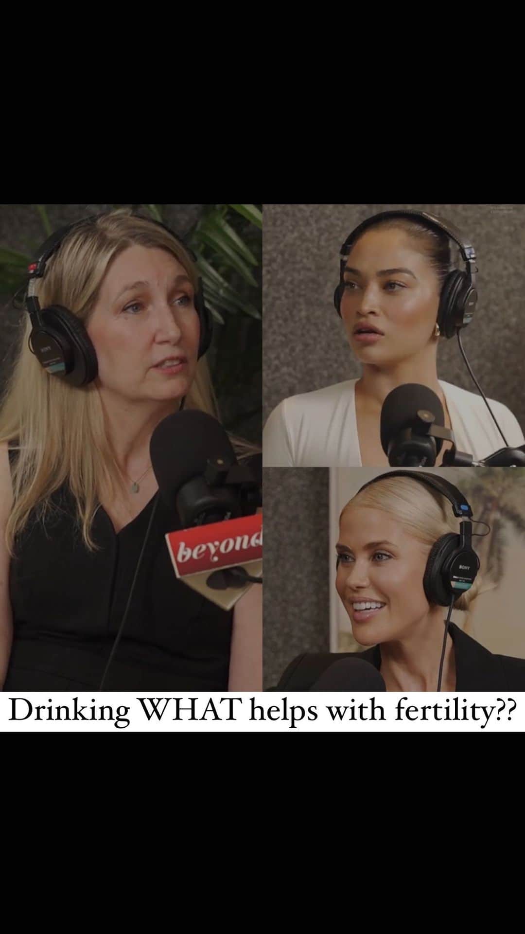 シャニーナ・シャイクのインスタグラム：「Drinking WHAT helps with fertility??」