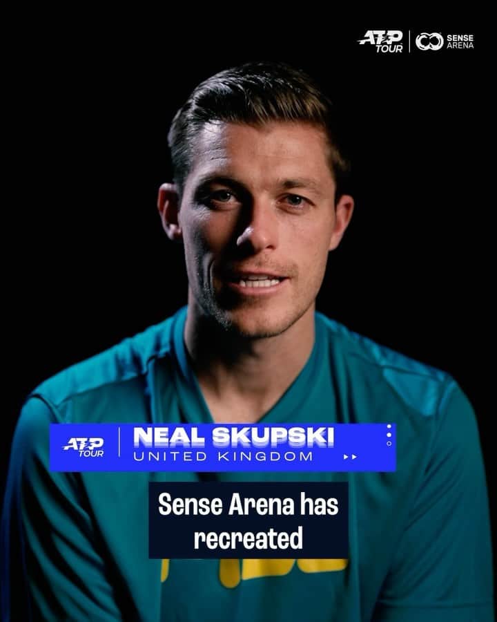 ATP World Tourのインスタグラム：「Sense Arena brings a realistic environment of a match into the virtual reality world.   Start your virtual tennis training today. Join now and save 50% on ATP Tour Sense Arena: https://tennis.sensearena.com  #partner」