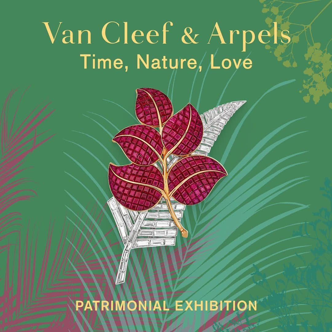 ヴァンクリーフ&アーペルのインスタグラム：「Step inside the “Van Cleef & Arpels: Time, Nature, Love” exhibition presenting more than 300 creations alongside more than 90 archival documents at The D Museum, in Seoul until April 14, 2024.   Exhibition curated by @alba.cappellieri Scenography by @johannagrawunder   #VanCleefArpels #VCAexhibition #VCATimeNatureLove」