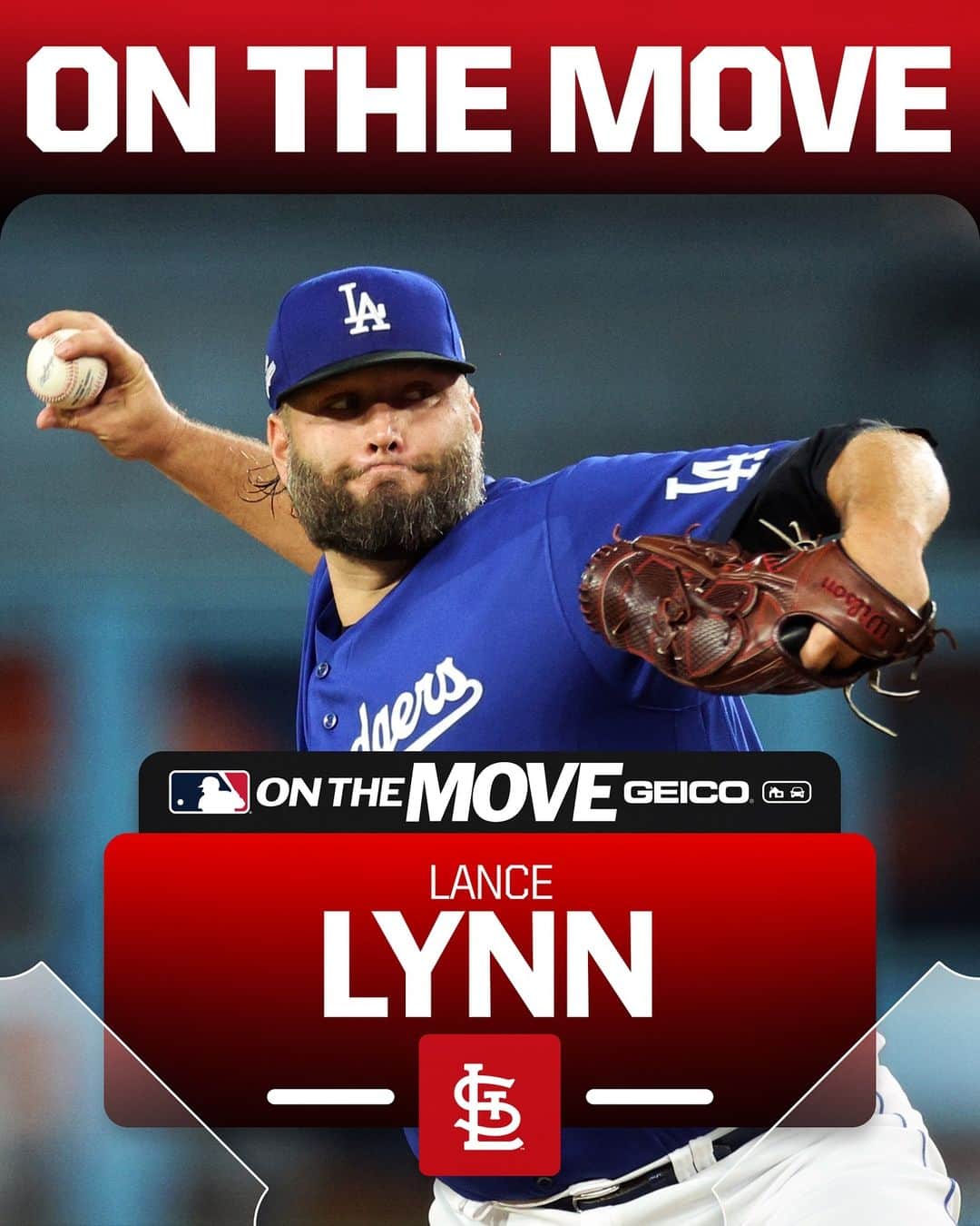 MLBさんのインスタグラム写真 - (MLBInstagram)「Cardinals, RHP Lance Lynn reportedly agree to 1-year deal with an option for 2025, per @MLBNetwork Insider Jon Heyman.」11月21日 2時32分 - mlb