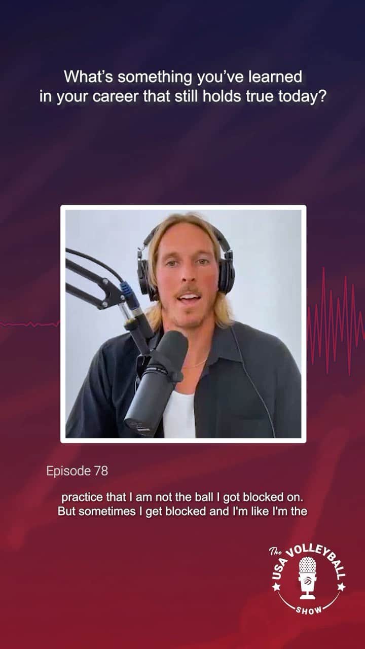 USA Volleyballのインスタグラム：「In our latest episode, U.S. Men’s National Team middle blocker @taverill13 shares some lessons learned through his career and how he continues to use those lessons on and off the court.  Listen wherever you get podcasts or watch now, 🔗 in bio. #USAVShowPod」
