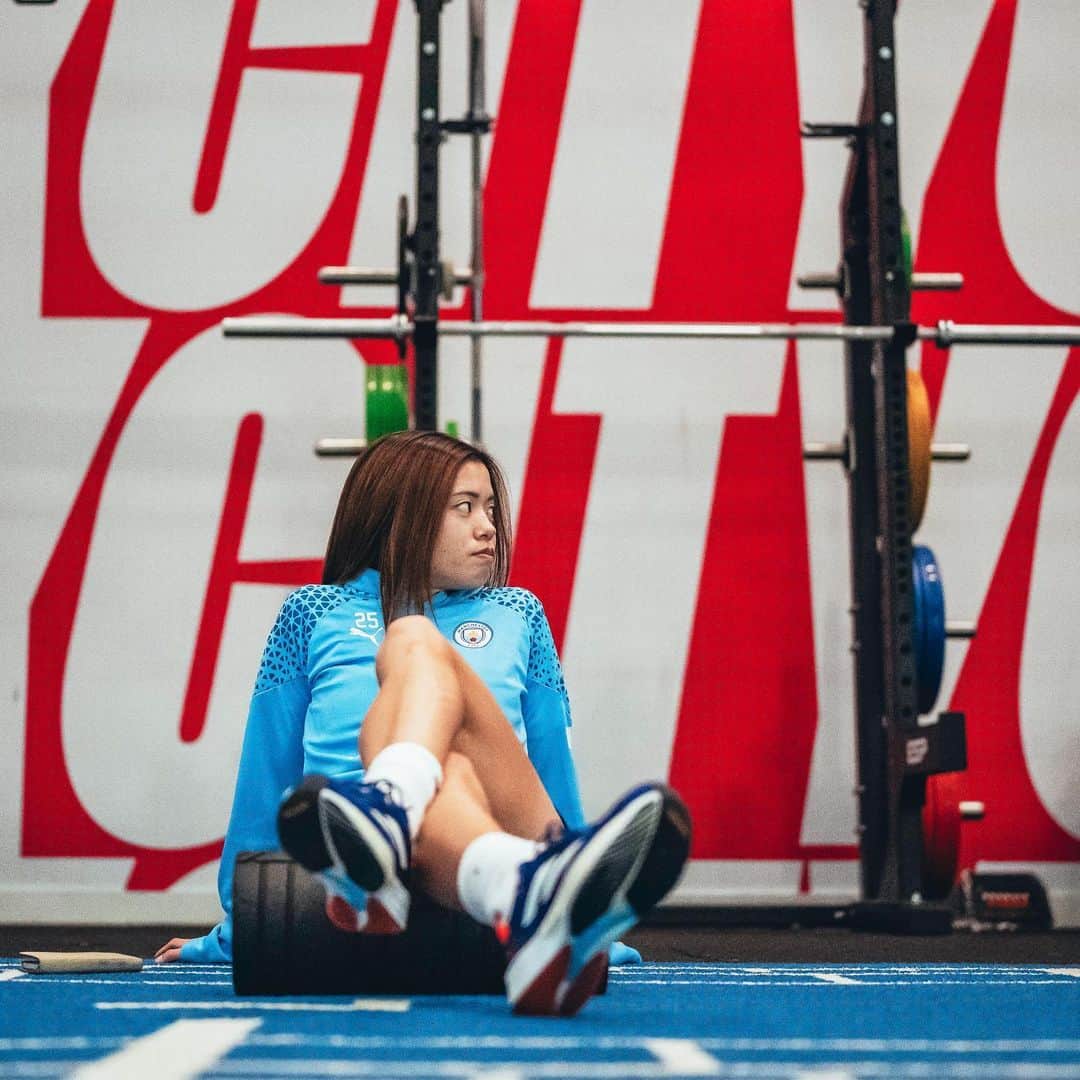 マンチェスター・シティFCのインスタグラム：「Focused on the next challenge! 💪」