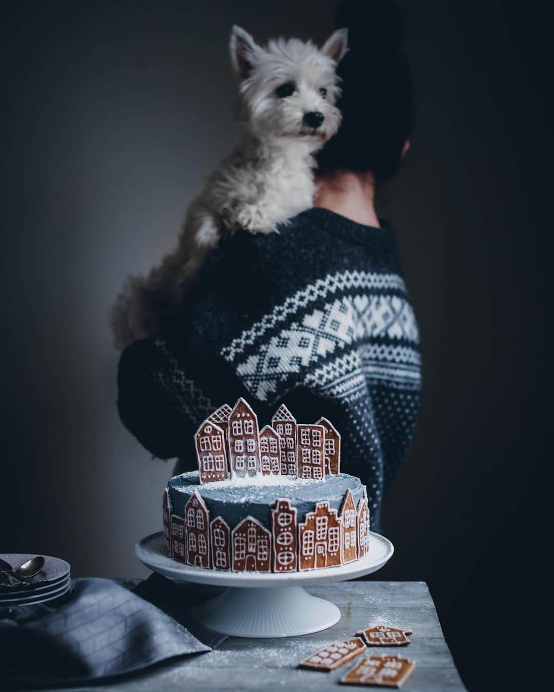 Linda Lomelinoのインスタグラム：「Happy 8 years in Sweden to my best friend Mozart🥹❤️   #westie #rescuedog」