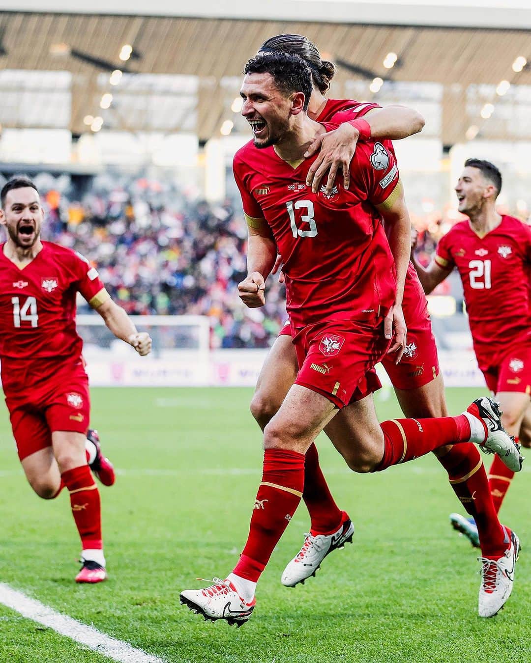 ヴェルダー・ブレーメンのインスタグラム：「HISTORY 🇷🇸🔜🇩🇪 #EURO2024」