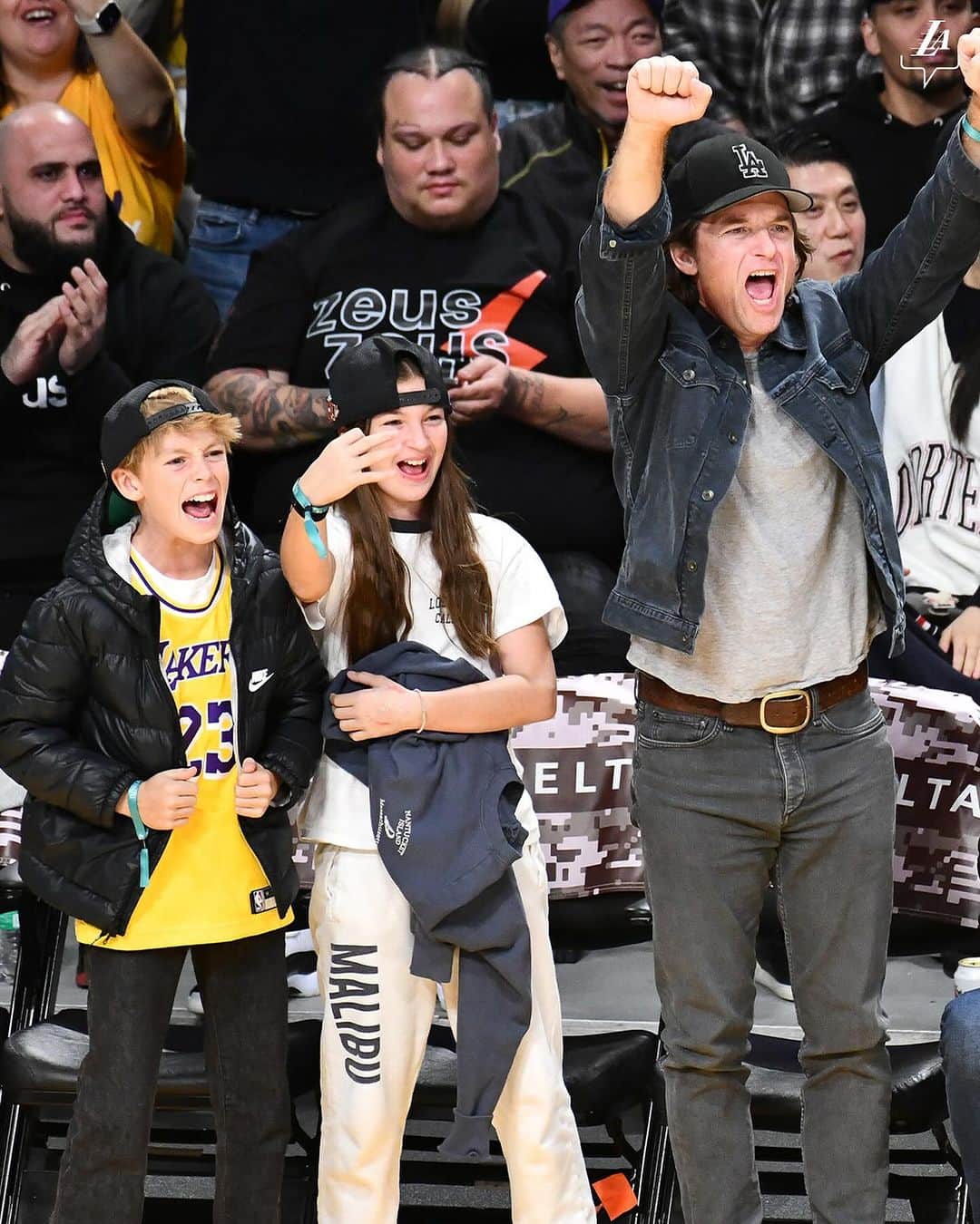 Los Angeles Lakersのインスタグラム：「Recently seen on celeb row ✨」