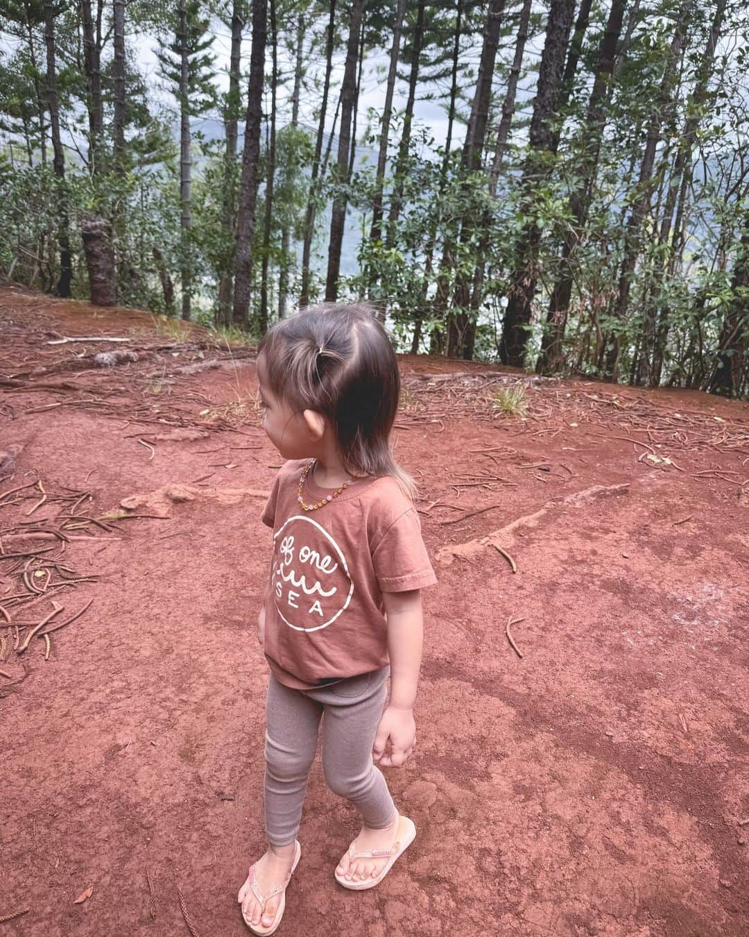 吉川ひなののインスタグラム：「⭐︎ 森のお散歩🌳  #ベビ子HawaiiLife🧚🏻‍♀️」