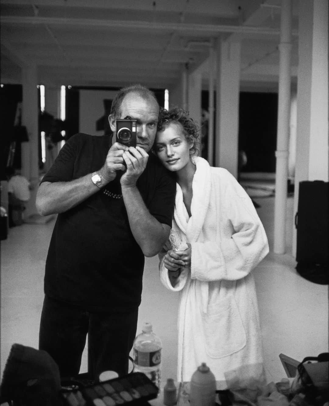 ピーター・リンドバーグさんのインスタグラム写真 - (ピーター・リンドバーグInstagram)「AMBER VALLETTA & PETER LINDBERGH, NY 1993」11月21日 11時00分 - therealpeterlindbergh