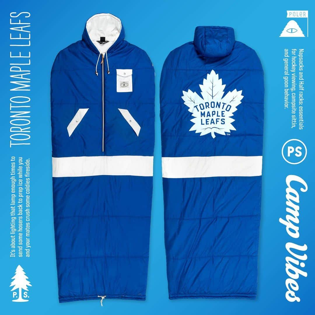 Poler Outdoor Stuffさんのインスタグラム写真 - (Poler Outdoor StuffInstagram)「The ideal outfit to light a campfire, or watch your team light the lamp. Check out our Napsack in all 32 NHL teams today.」11月21日 5時49分 - polerstuff