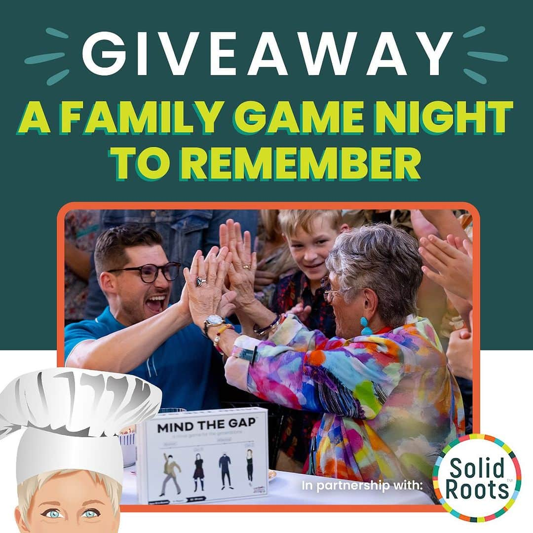 エレン・デジェネレスのインスタグラム：「It’s the season of giving and I want to give someone the ULTIMATE game night for you and your friends that includes a chef-made dinner right in your home! Head to the link in my bio to sign up!」