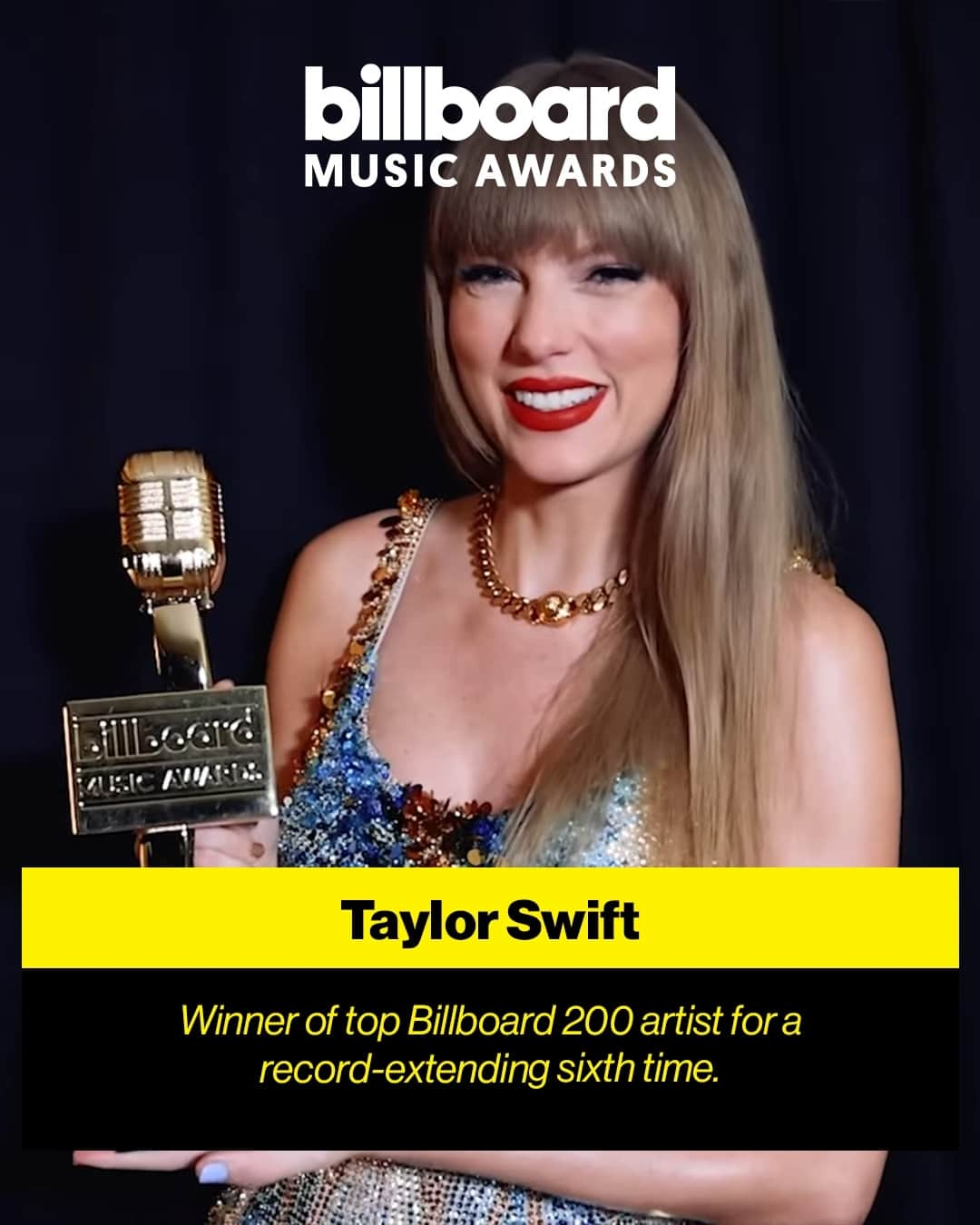 Billboardさんのインスタグラム写真 - (BillboardInstagram)「Congrats to the record-setters and record-extenders at the 2023 #BBMAs. 🏆👉 ⁠ ⁠ Details + more of the night's big winners are at the link in bio.」11月21日 6時21分 - billboard