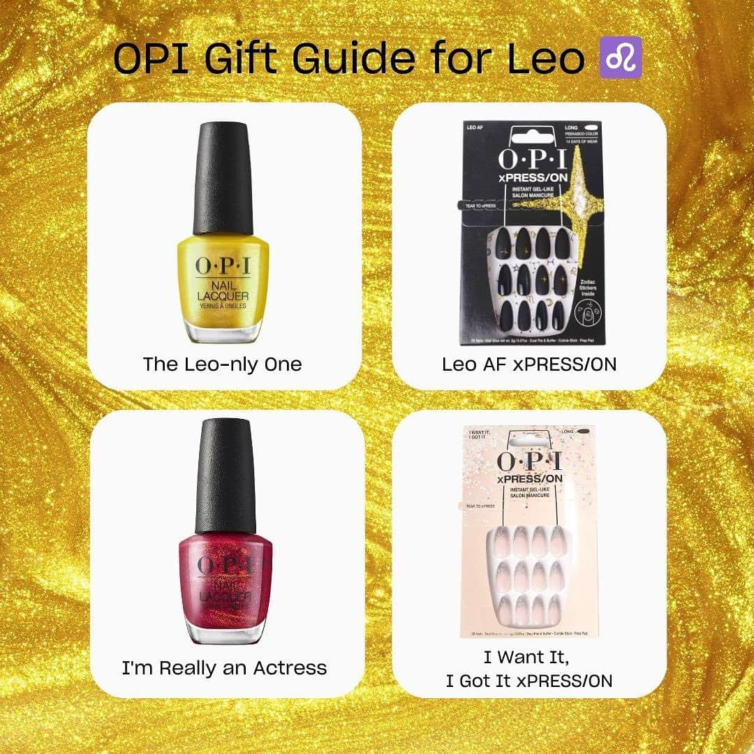 OPIさんのインスタグラム写真 - (OPIInstagram)「Look to the stars to find the perfect present. 💫🔮🎁 (Er… just read our Holiday Gift Guide 😉)  Swipe for part 1! ▶️  Don’t miss select items on sale this Black Friday & Cyber Monday!  #OPI #OPIObsessed #OPIBigZodiacEnergy #HolidayGiftGuide #holidaynails」11月21日 7時03分 - opi