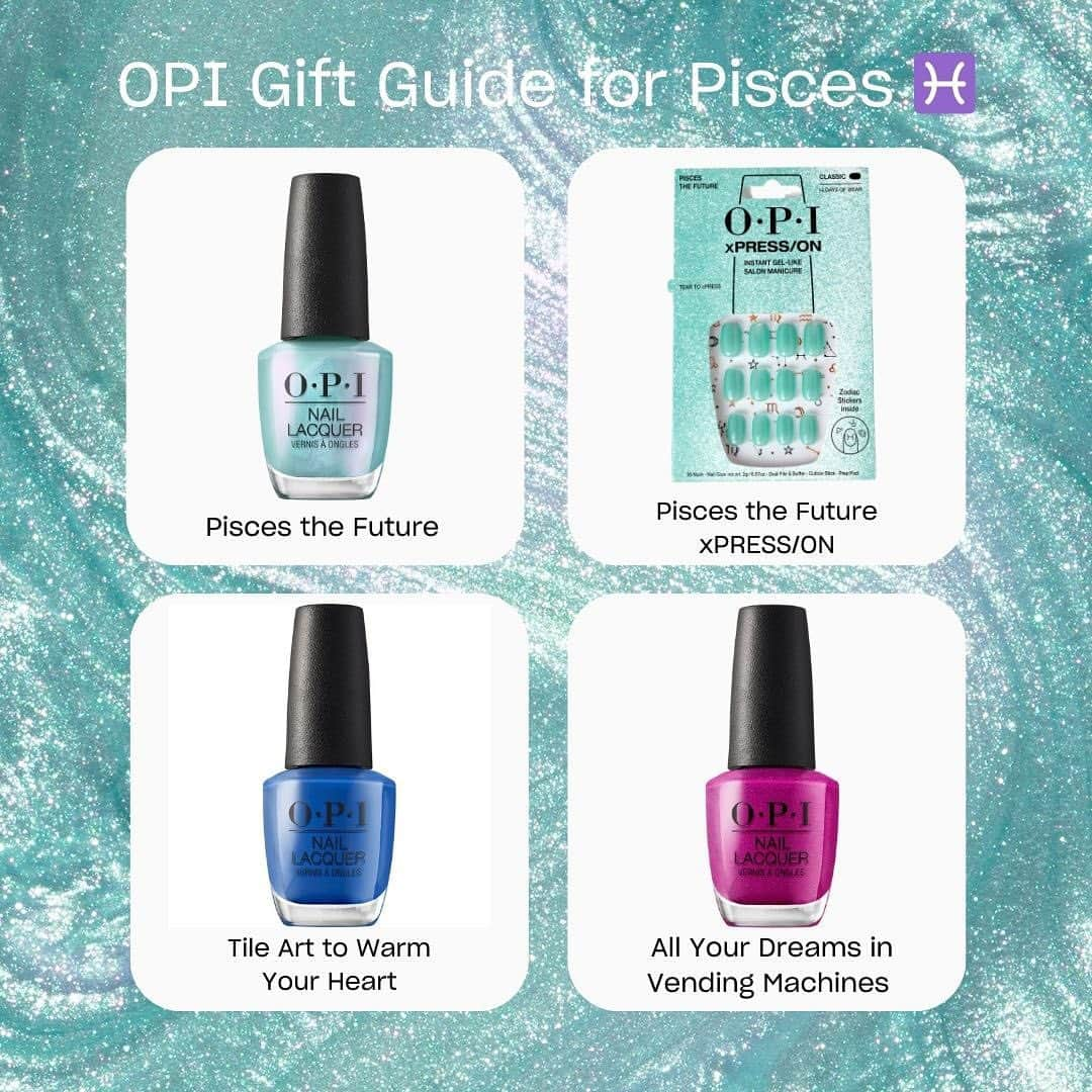 OPIさんのインスタグラム写真 - (OPIInstagram)「Holiday Gift Guide part 2! 🎁 Swipe to discover stellar gifts for the rest of the star signs. 🌟▶️  Shop select items on sale this Black Friday & Cyber Monday! 🛍  #OPI #OPIObsessed #OPIBigZodiacEnergy #HolidayGiftGuide #holidaynails "」11月21日 9時14分 - opi