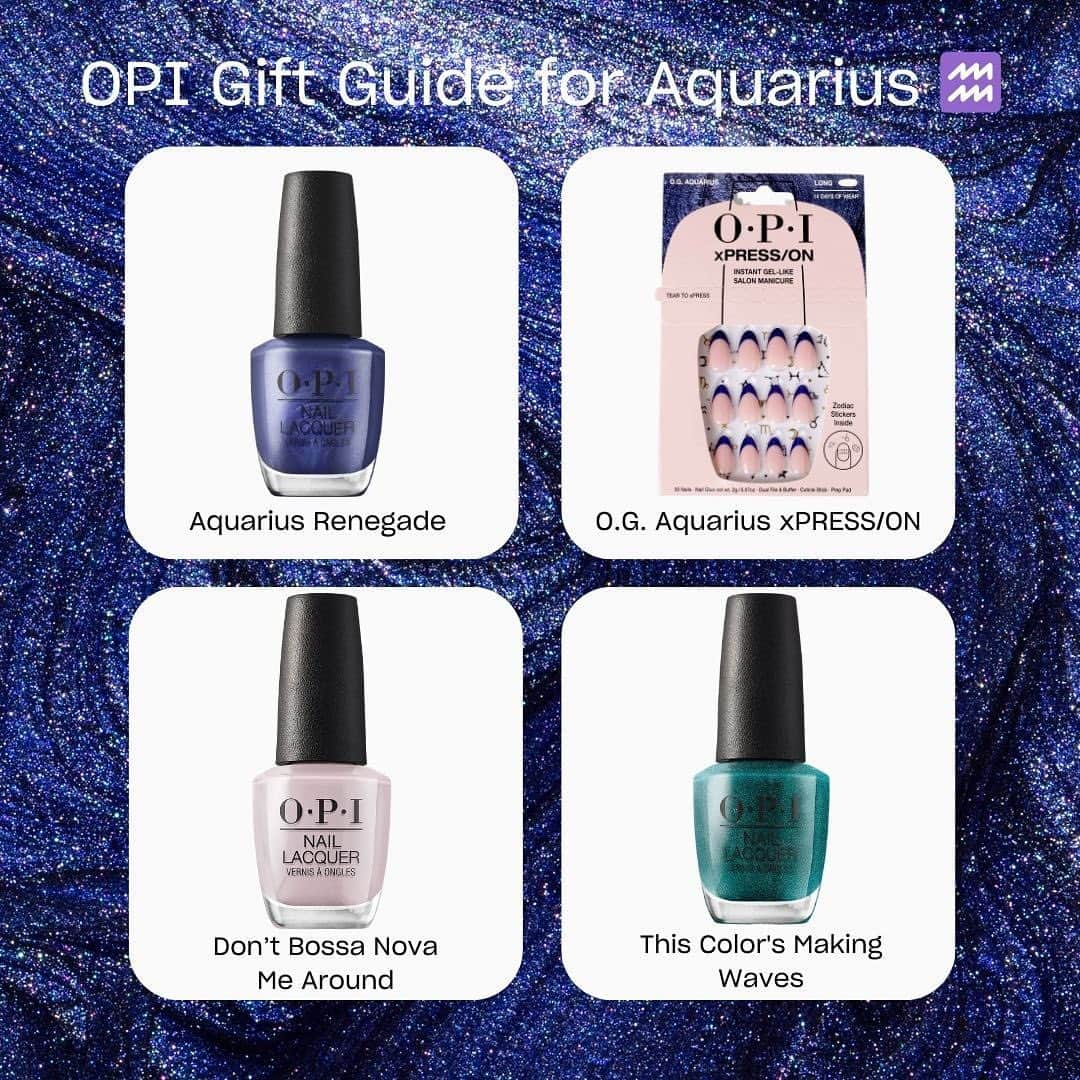 OPIさんのインスタグラム写真 - (OPIInstagram)「Holiday Gift Guide part 2! 🎁 Swipe to discover stellar gifts for the rest of the star signs. 🌟▶️  Shop select items on sale this Black Friday & Cyber Monday! 🛍  #OPI #OPIObsessed #OPIBigZodiacEnergy #HolidayGiftGuide #holidaynails "」11月21日 9時14分 - opi