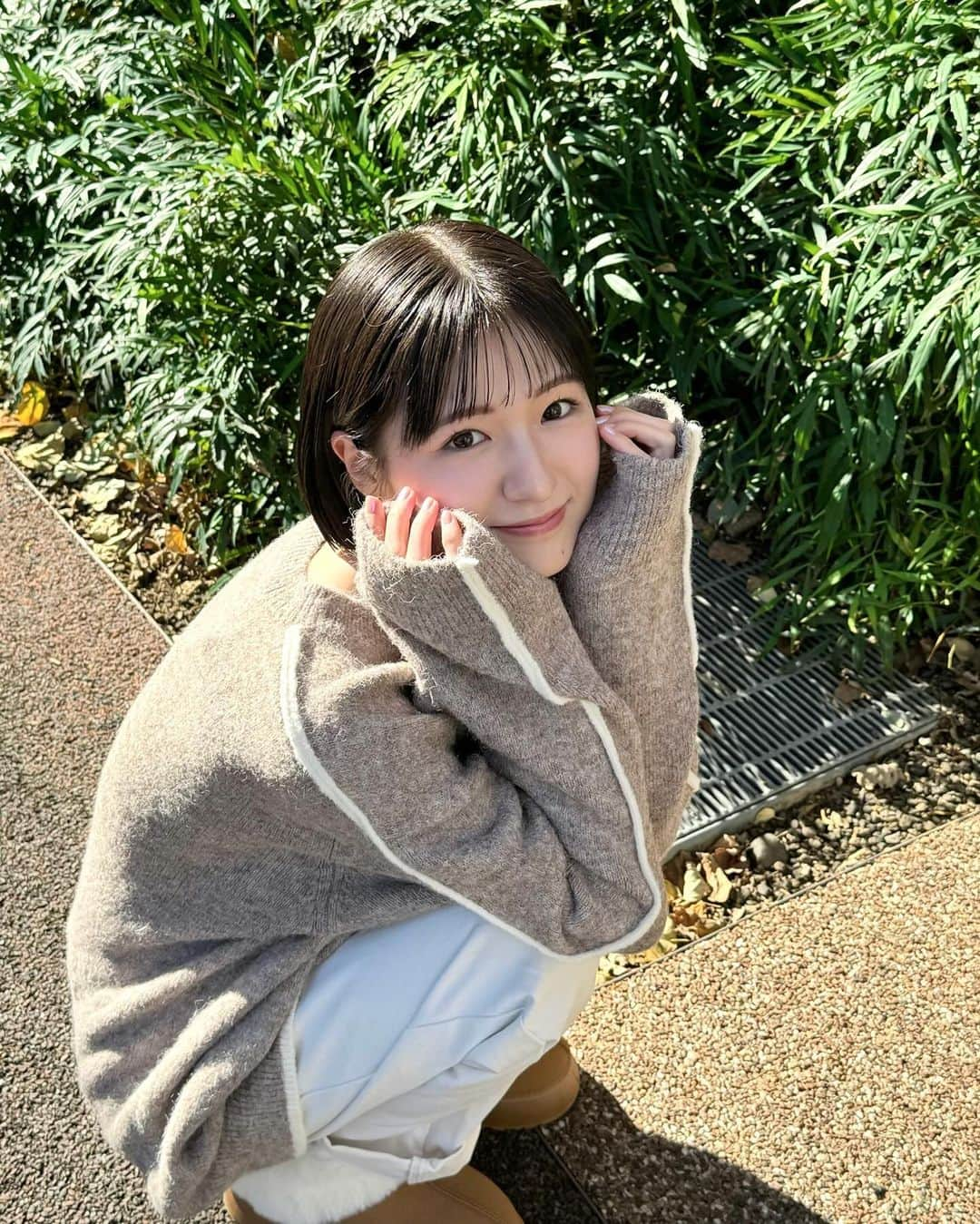 糸原美波さんのインスタグラム写真 - (糸原美波Instagram)「秋コーデ 🍂♡  #itominacode #ショートヘア #ショート #ボブ #ミニボブ」11月21日 20時12分 - minami_itohara